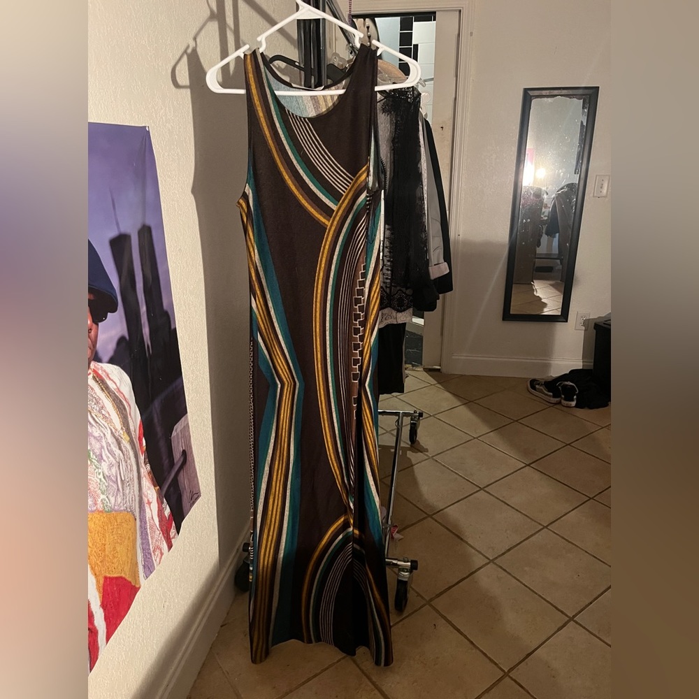 Medium Multicolor designer maxi dress
